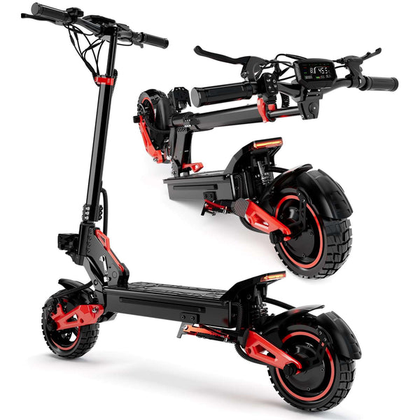 900W to 1600W Motor 48V18ah Battery Folding Electric Scooter for Adults 11 Inch Tires Top Speed 30 to 34 MPH Long Range Up to 37 Miles