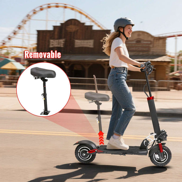 1200W Electric Scooter for Adults,48V21AH,37 Mile Max Range,34MPH Top Speed,11" Off-Road Tires