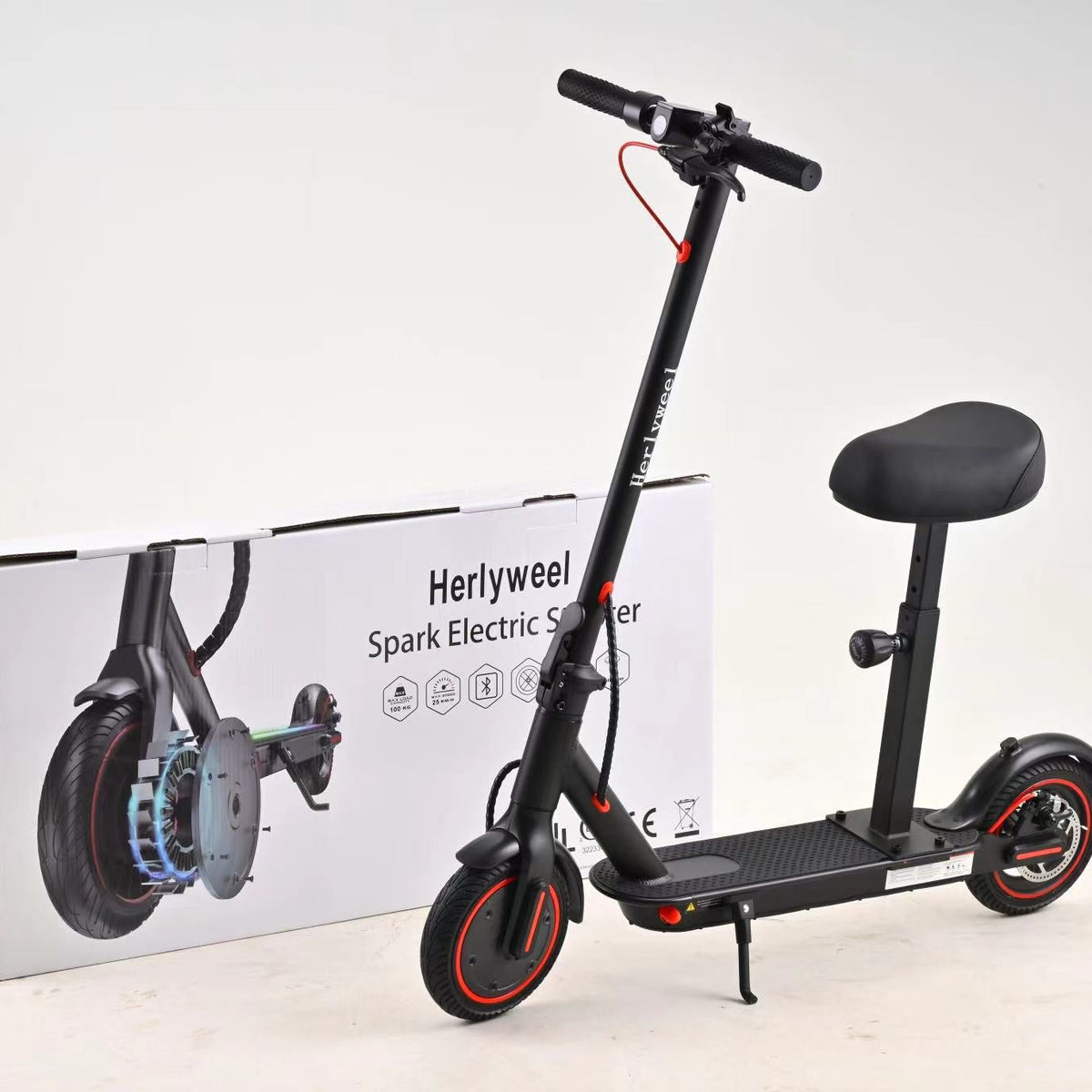Electric Scooter for Adult,Free skateboard seat included