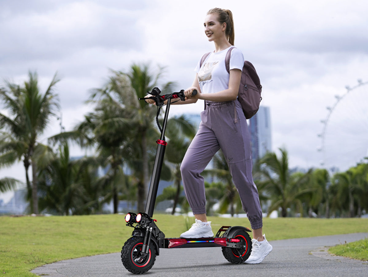 1200W Electric Scooter for Adults,48V21AH,37 Mile Max Range,34MPH Top Speed,11" Off-Road Tires