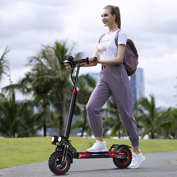 1200W Electric Scooter for Adults,48V21AH,37 Mile Max Range,34MPH Top Speed,11" Off-Road Tires