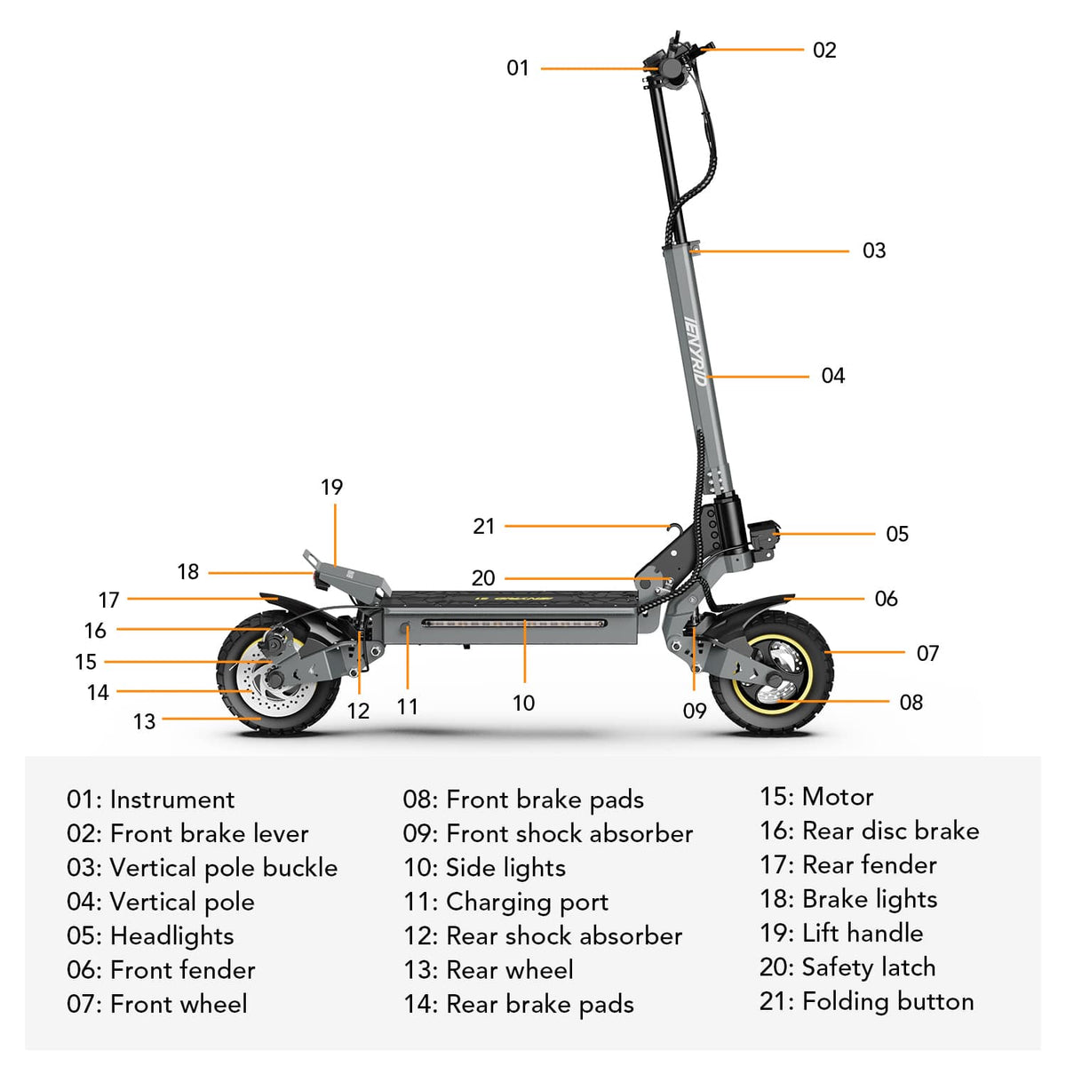 iENYRID S1 Off-Road Electric Scooter