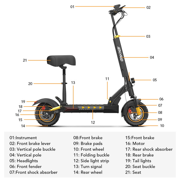 iENYRID M4 Pro S+ E-Scooter With Seat
